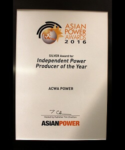 Asian Power Awards, Independent Power Producer of the Year, 2016