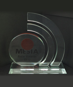 REGIONAL COMPANY OF THE YEAR MESIA SOLAR AWARDS 2013